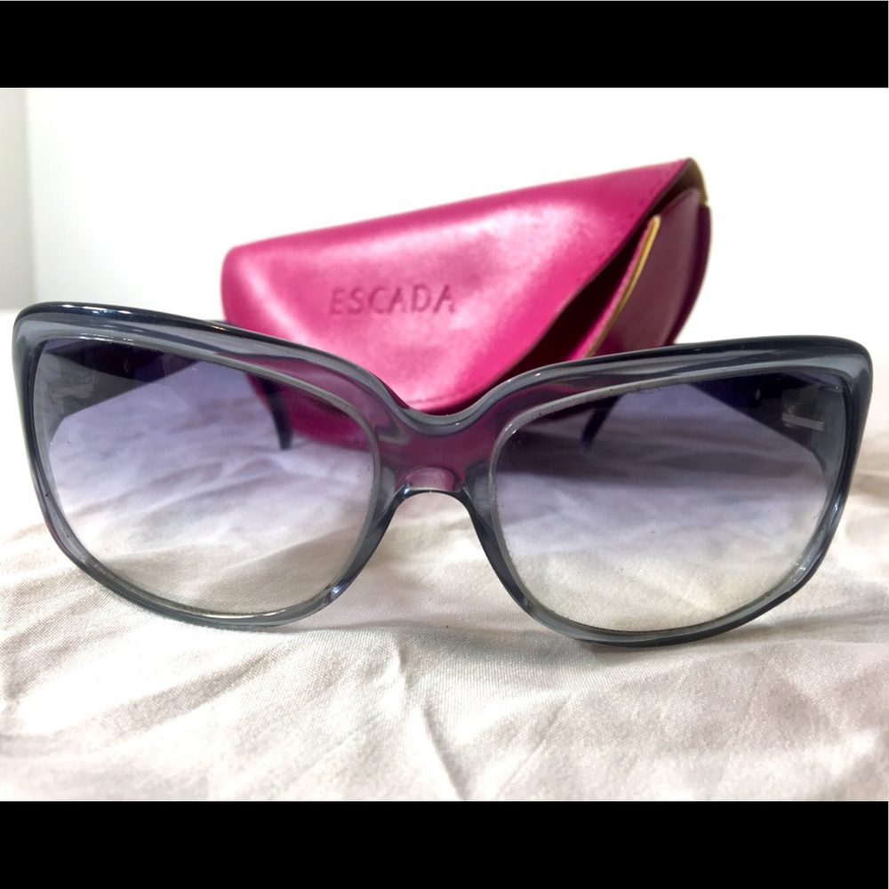 Escada gray sunglasses